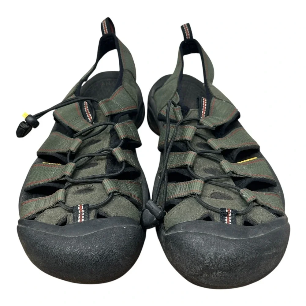 KEEN‎ Men's Size 11 Hiking Water Sandals Olive Green Closed Toe Outdoor Shoes